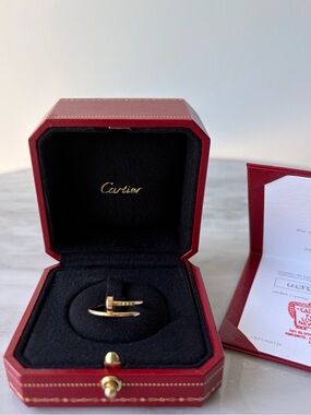 Cartier Juste Un Clou Ring, Small Model, Yellow Gold